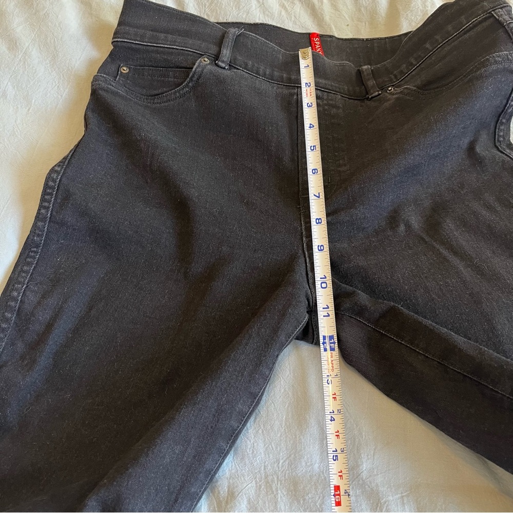 SPANX‎ Women’s Skinny Black Shapewear Jeans. Size Large. - Picture 13 of 14